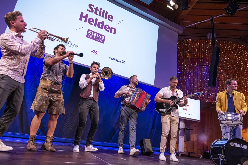 JF Jungfidelen bei der Stille Helden Gala der Kleinen Zeitung