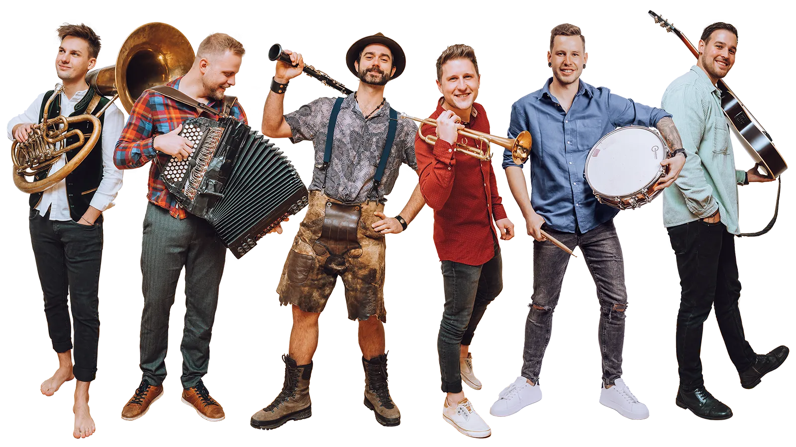Jungfidelen Bandfoto 2025